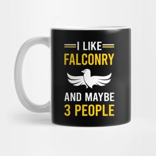 3 People Falconry Falconer Mug